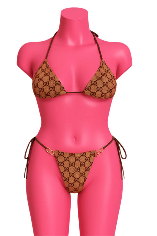JADA ENDYA - Brown Gucci $ummer Bikini
