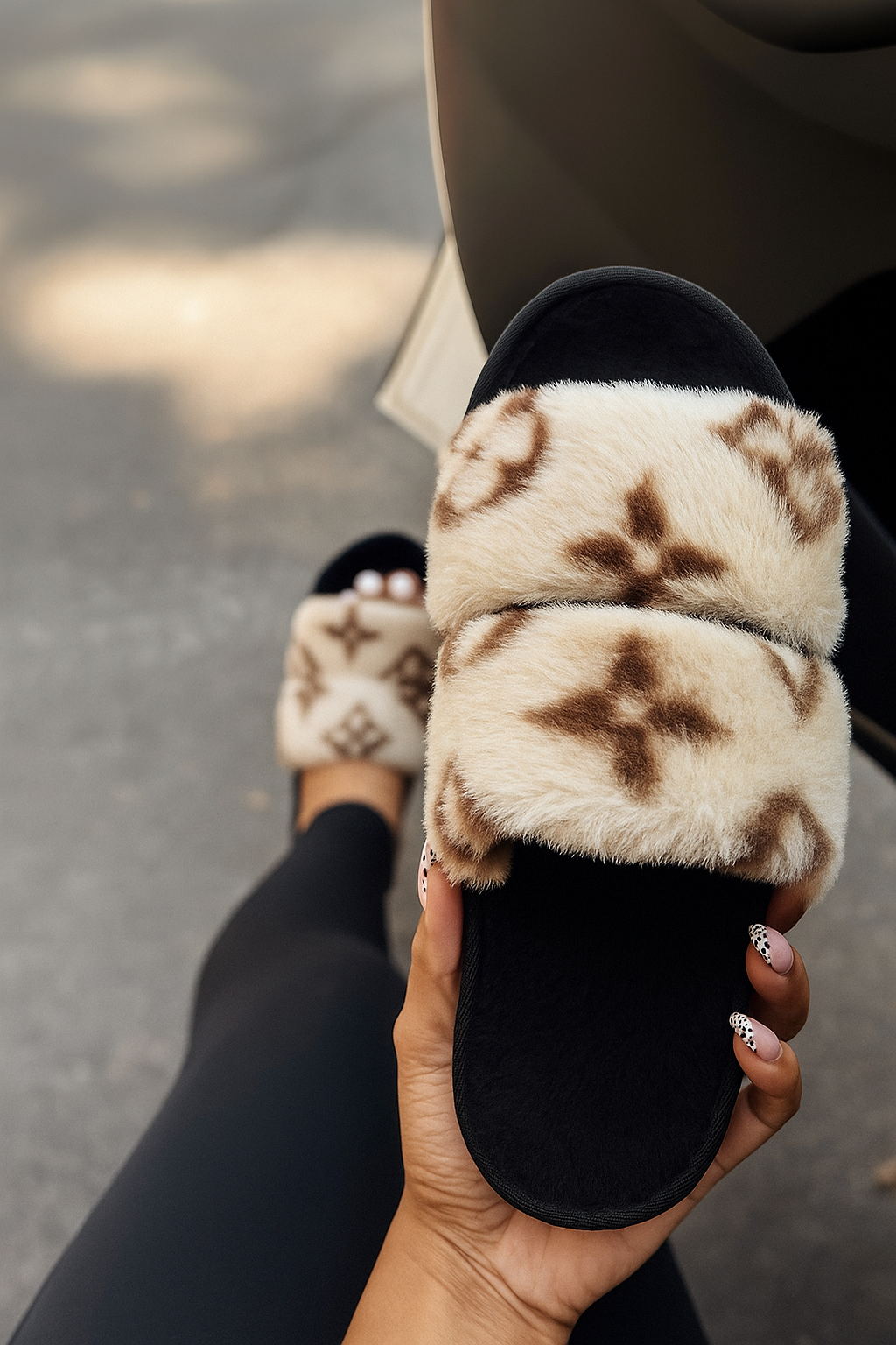 Double Strap Boujee Cozy Slips