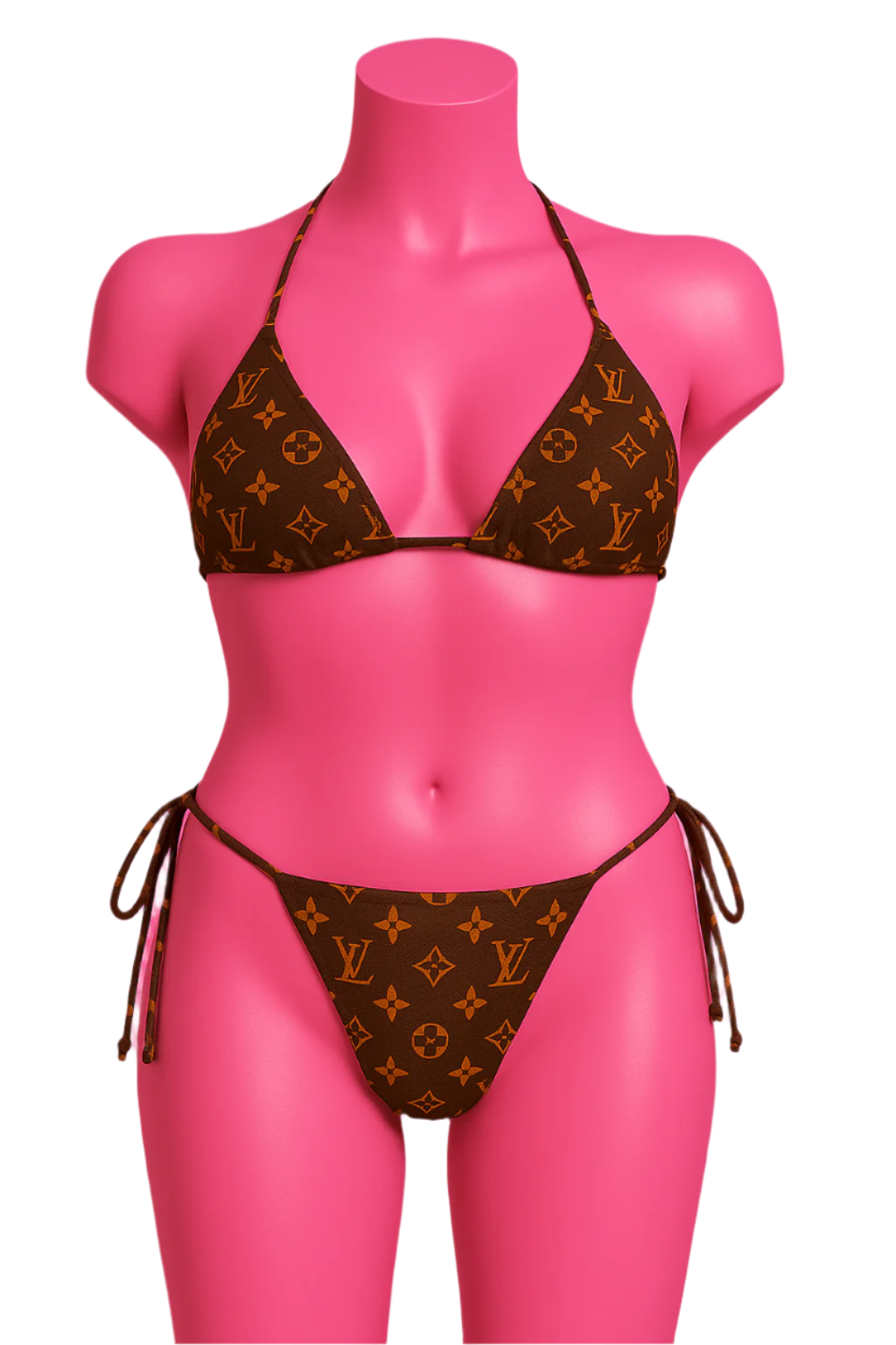 JADA ENDYA - Brown LV $ummer Bikini